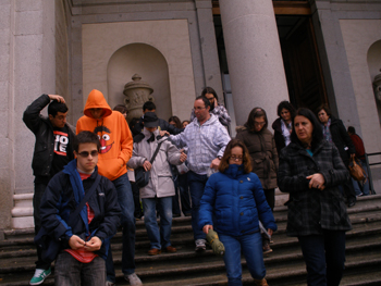 A la salida del Museo del Prado